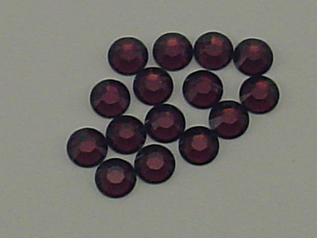 1 Gross 16ss BURGUNDY (viva) HOT FIX PRECIOSA Rhinestones