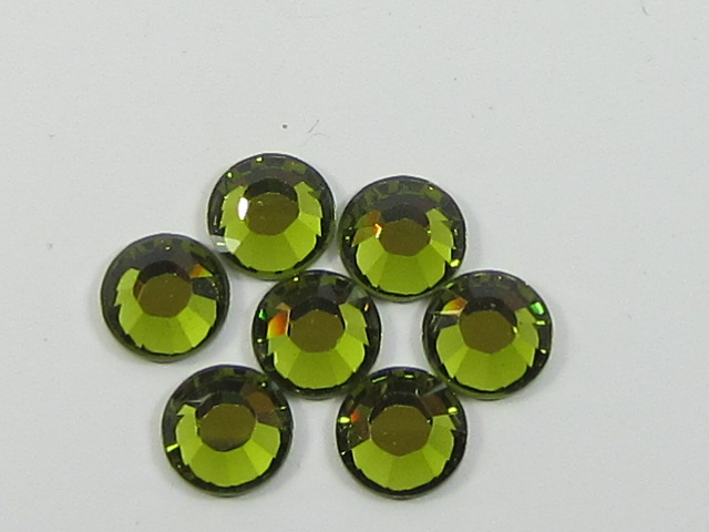 72 pcs. 20ss OLIVINE (viva) FLATBACK PRECIOSA Rhinestones